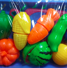 Fruta con velcro