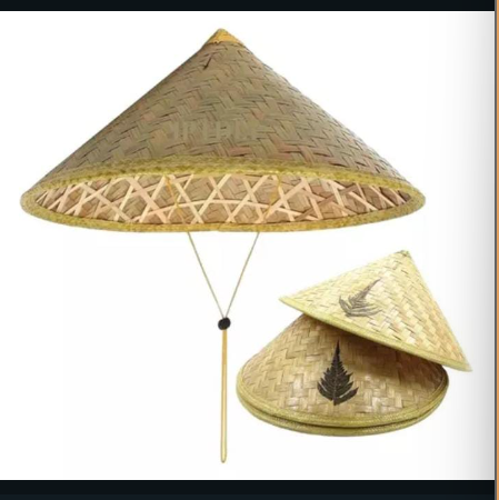 Sombrero bambú