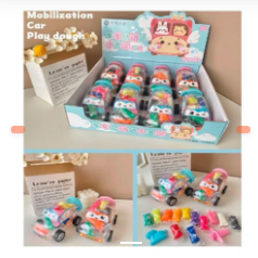 SET PLASTICINA CARRITO