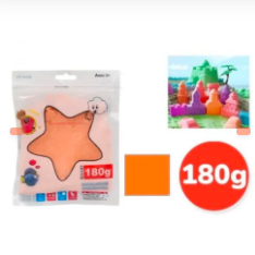 ARCILLA PARA NIÑOS COLOR NARANJA