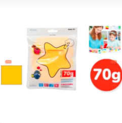 ARCILLA PARA NIÑOS COLOR NARANJA