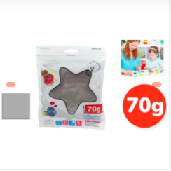 ARCILLA PARA NIÑOS COLOR GRIS CLARO