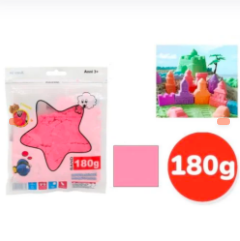 ARCILLA PARA NIÑOS COLOR ROSA