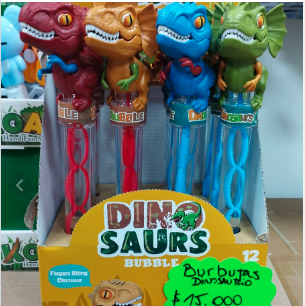 Burbujas de dinosaurio