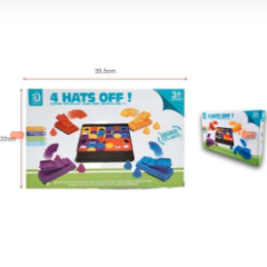 JUEGO DE MESA DE 4 SOMBREROS