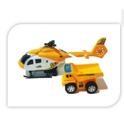 Helicóptero y Tolva