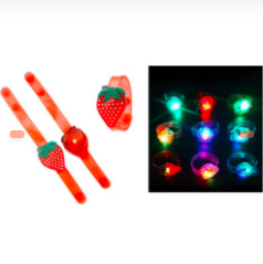 PULSERA ACRILICA DE LUZ LED