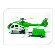 Helicóptero y Camión