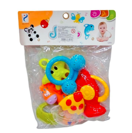 Cascabel Plastico Set De 6 Pzas