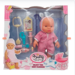 SET MUÑECA VINILO