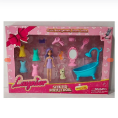 SET MUÑECA EN BAÑO